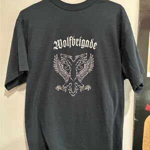 Wolfbrigade Crust Punk Band Shirt